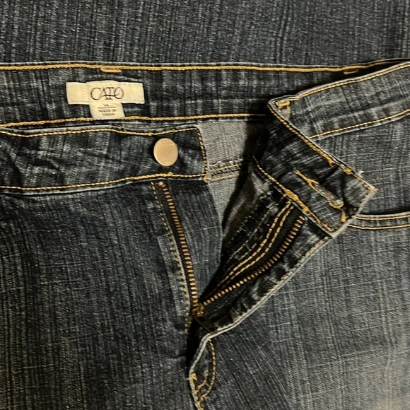 Cato, 5-Pocket, Design Pockets, Jean Capris, Size 14 - Picture 6 of 10